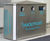 Derby Triple Recycling Bin - 3 bay outdoor bin 5