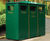 Derby Triple Recycling Bin - 3 bay outdoor bin 2