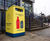 Derby Richmond Recycling Bin - steel outdoor wheelie bin container 0