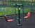 Double Squat Push – outdoor fitness station 4