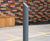 Swansea –  galvanised steel bollard with slanted top 2