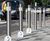 Sheffield stainless steel bollards with semi–domed top 2