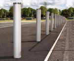 Heaton Bollard And EV Charger Protector - stainless steel EV safety post