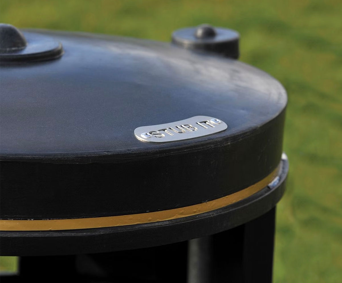 Maelor Trafflex Round plasic litter bin, 90180 litres Broxap ESI