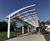 Cantilever walkway and street furniture for new college campus 5