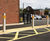 Sheffield stainless steel bollards with semi–domed top 5