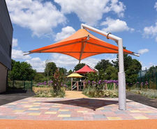 Snow Drop Canopy - waterproof PVC canopy with steel frame