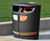 Synergy Recycling Bin - black steel dual waste bin 8
