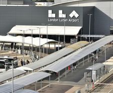 Bespoke covered walkway for London Luton DART