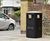 Bespoke laser-cut external litter bins for Newham London 5