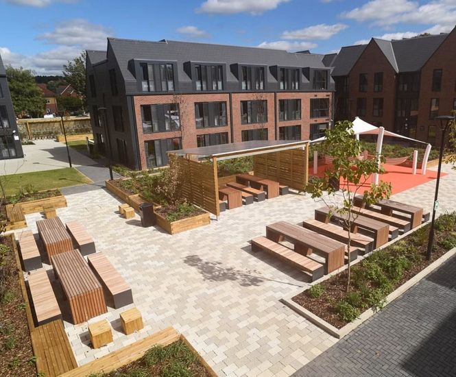 Street furniture package for student accommodation
