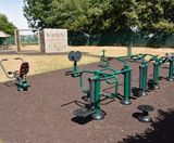 15-person outdoor fitness area created for primary school pupils - on this page