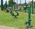 Outdoor gym equipment for college students and staff 7