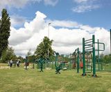 Outdoor gym equipment for college students and staff - on this page