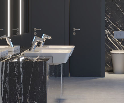 Connect Air Cube 50cm Semi-Countertop Washbasin