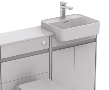 Strada II 50cm Semi-Countertop Washbasin