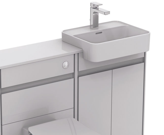 Strada II 50cm Semi-Countertop Washbasin