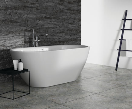 Adapto 155 x 75cm Oval Freestanding Bath 