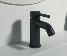 Ceraline Single Lever Basin Mixer - Silk Black