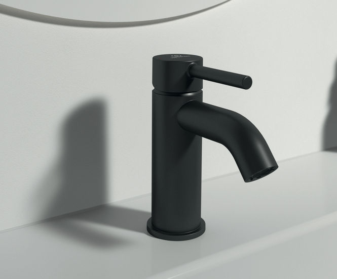 Ceraline Single Lever Basin Mixer - Silk Black