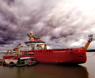 Marine rolling shutters - RRS SDA Sir David Attenborough