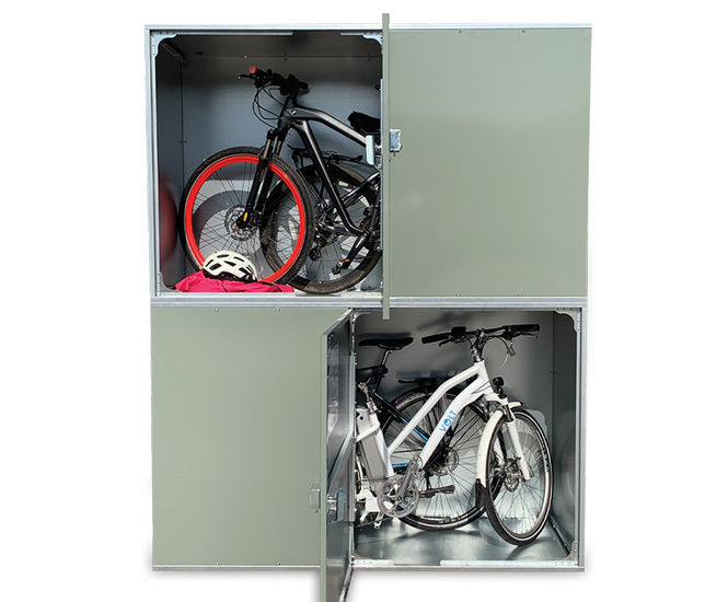 Warrior-4 - Sold Secure / Secured by Design two-tier cycle locker