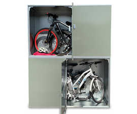 Warrior 4 two-tier cycle locker - Sold Secure / Secured by Design