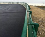 Spectator hand railing for velodrome at university sport village - on this page