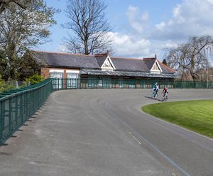 Velodrome safety fencing system - Preston Park, Brighton