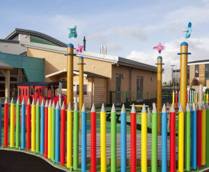 Perimeter fencing systems for primary school