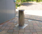iBollard - stainless steel hydraulically-powered automatic rising bollard - on this page