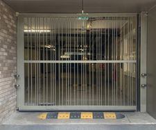 Platinum LPS 1175 hinged steel security gate for restricted spaces