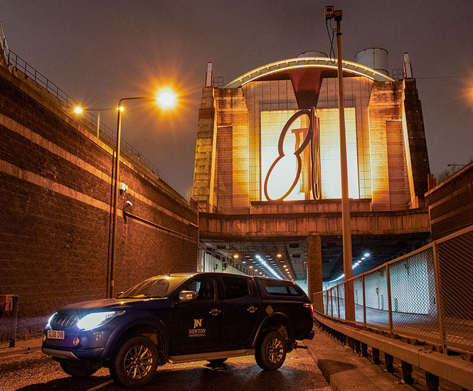 Resin injection concrete repair - Limehouse Link Tunnel, London