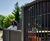 Backdrop - modular steel and glass divider system for outdoor areas 4