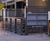 Backdrop - modular steel and glass divider system for outdoor areas 5