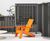 Backdrop - modular steel and glass divider system for outdoor areas 9