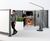 Backdrop - modular steel and glass divider system for outdoor areas 11