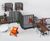 Backdrop - modular steel and glass divider system for outdoor areas 0