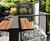 Backdrop - modular steel and glass divider system for outdoor areas 6