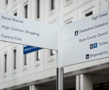 Chelmsford City Centre Wayfinding Signage