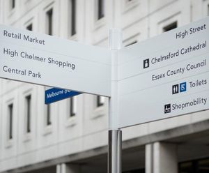 Chelmsford City Centre Wayfinding Signage