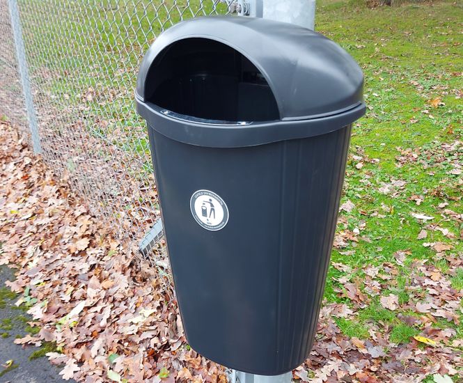Leafield Regent Hooded Wall Mounted Litter Bin Leafield Environmental