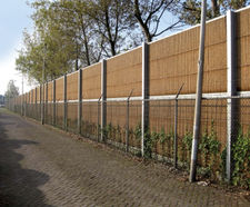 Greenscreen High Absorption Lite - coir and steel noise fencing