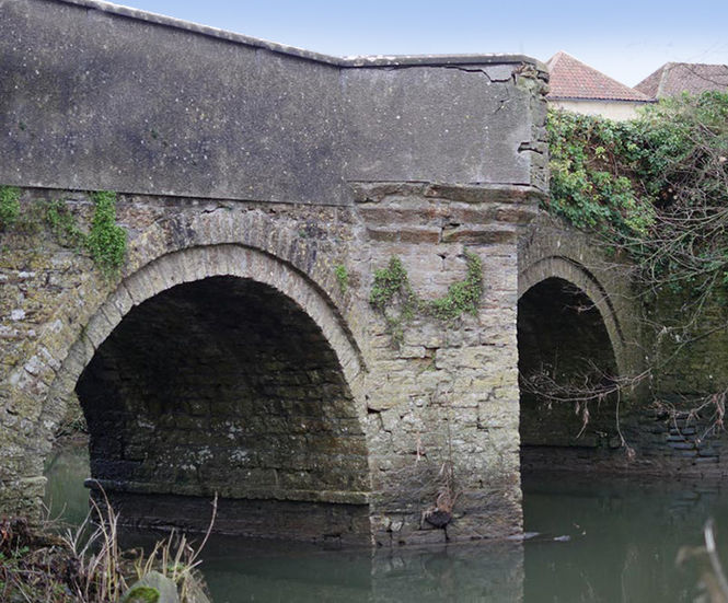 Flood damaged Rode Bridge monument receives Flex MSE Support