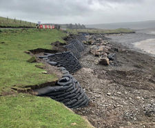 Eroding reservoir embankment in North Wales gets Flex MSE 