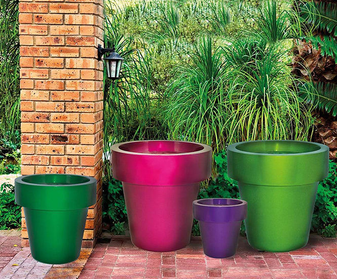 Avant-Garde - Bill flowerpot-style exterior planters