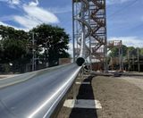 Massey & Harris's biggest slide at Hobbledown - on this page