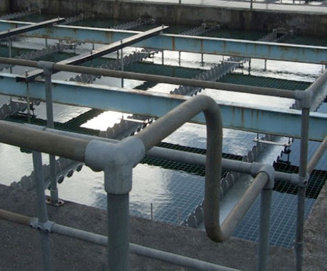 Lamella media replacement at Scottish Water, Kirkcaldy