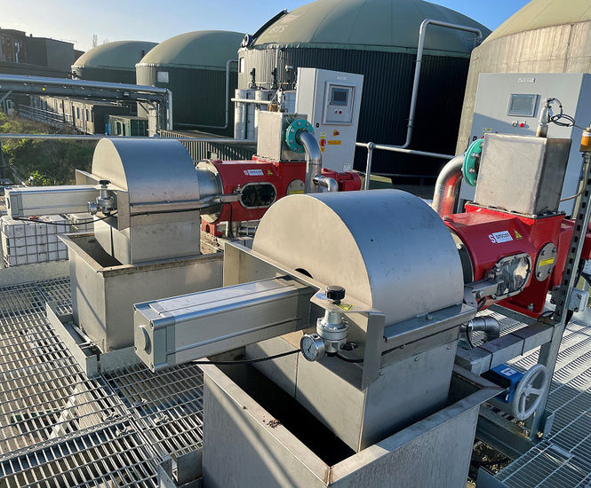 Filter units remove plastics from AD digestate
