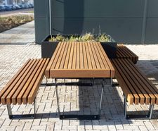 Alfresco area at Culham Science Centre new fusion building